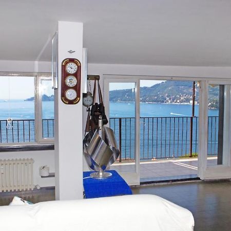 Nautilus Vista Mare Mozzafiato A 180 Gradi- Posto Auto Privato - 2 Camere Matrimoniali Piu 1 Divano Letto Singolo-Sky,Netflix-Wifi 200Mg Rapallo Zewnętrze zdjęcie