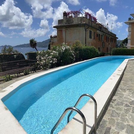Nautilus Vista Mare Mozzafiato A 180 Gradi- Posto Auto Privato - 2 Camere Matrimoniali Piu 1 Divano Letto Singolo-Sky,Netflix-Wifi 200Mg Rapallo Zewnętrze zdjęcie