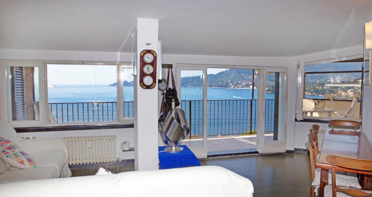Nautilus Vista Mare Mozzafiato A 180 Gradi- Posto Auto Privato - 2 Camere Matrimoniali Piu 1 Divano Letto Singolo-Sky,Netflix-Wifi 200Mg Rapallo Zewnętrze zdjęcie