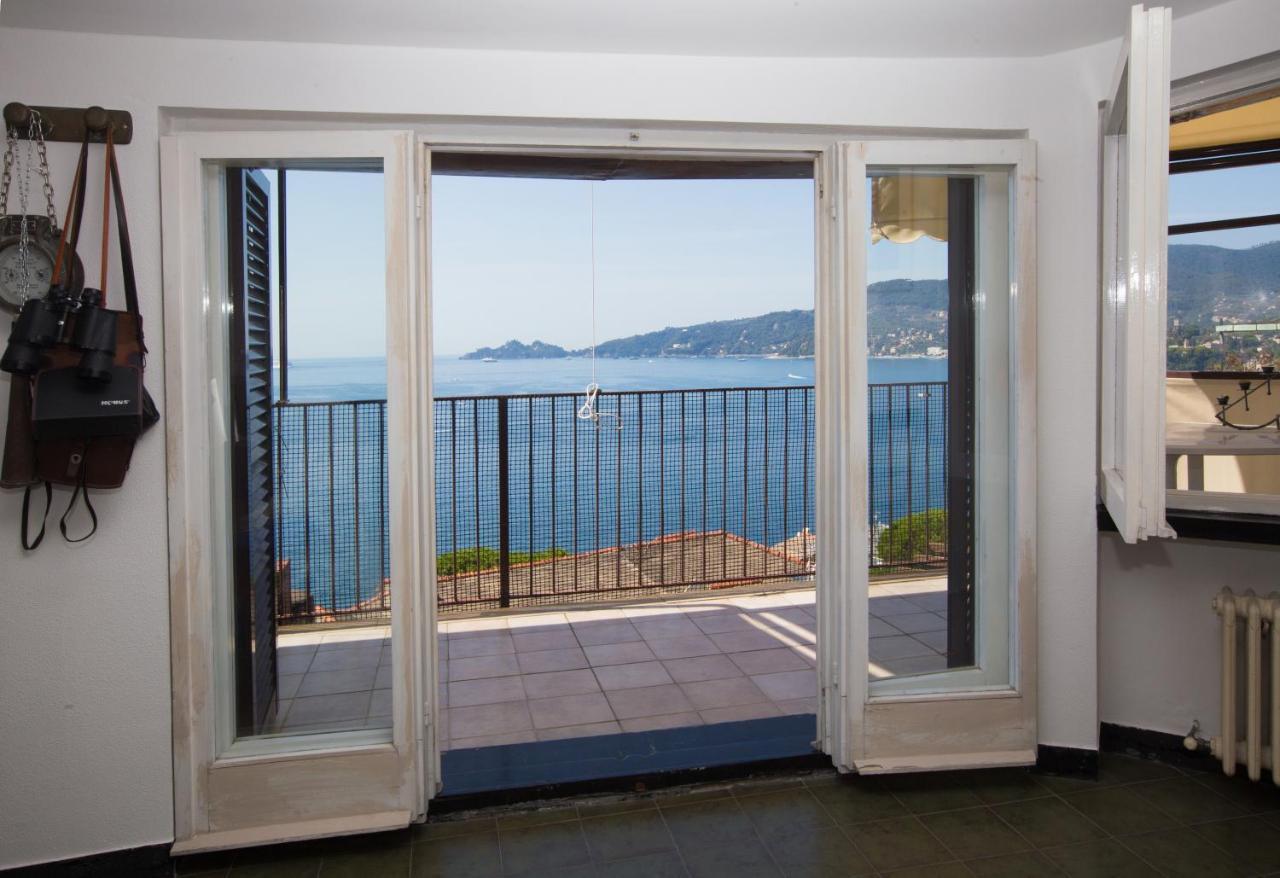 Nautilus Vista Mare Mozzafiato A 180 Gradi- Posto Auto Privato - 2 Camere Matrimoniali Piu 1 Divano Letto Singolo-Sky,Netflix-Wifi 200Mg Rapallo Zewnętrze zdjęcie