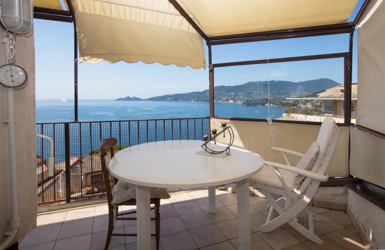 Nautilus Vista Mare Mozzafiato A 180 Gradi- Posto Auto Privato - 2 Camere Matrimoniali Piu 1 Divano Letto Singolo-Sky,Netflix-Wifi 200Mg Rapallo Zewnętrze zdjęcie