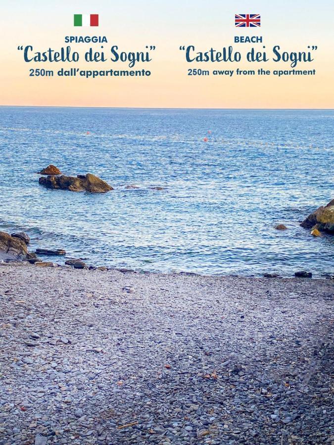 Nautilus Vista Mare Mozzafiato A 180 Gradi- Posto Auto Privato - 2 Camere Matrimoniali Piu 1 Divano Letto Singolo-Sky,Netflix-Wifi 200Mg Rapallo Zewnętrze zdjęcie