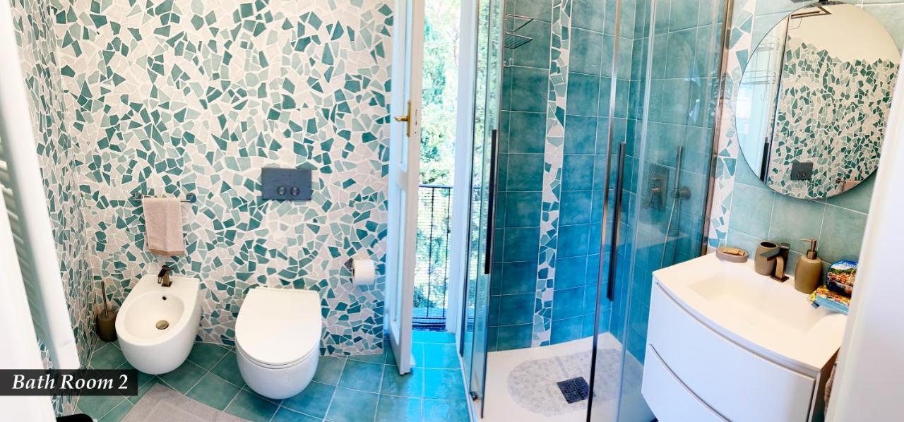 Nautilus Vista Mare Mozzafiato A 180 Gradi- Posto Auto Privato - 2 Camere Matrimoniali Piu 1 Divano Letto Singolo-Sky,Netflix-Wifi 200Mg Rapallo Zewnętrze zdjęcie