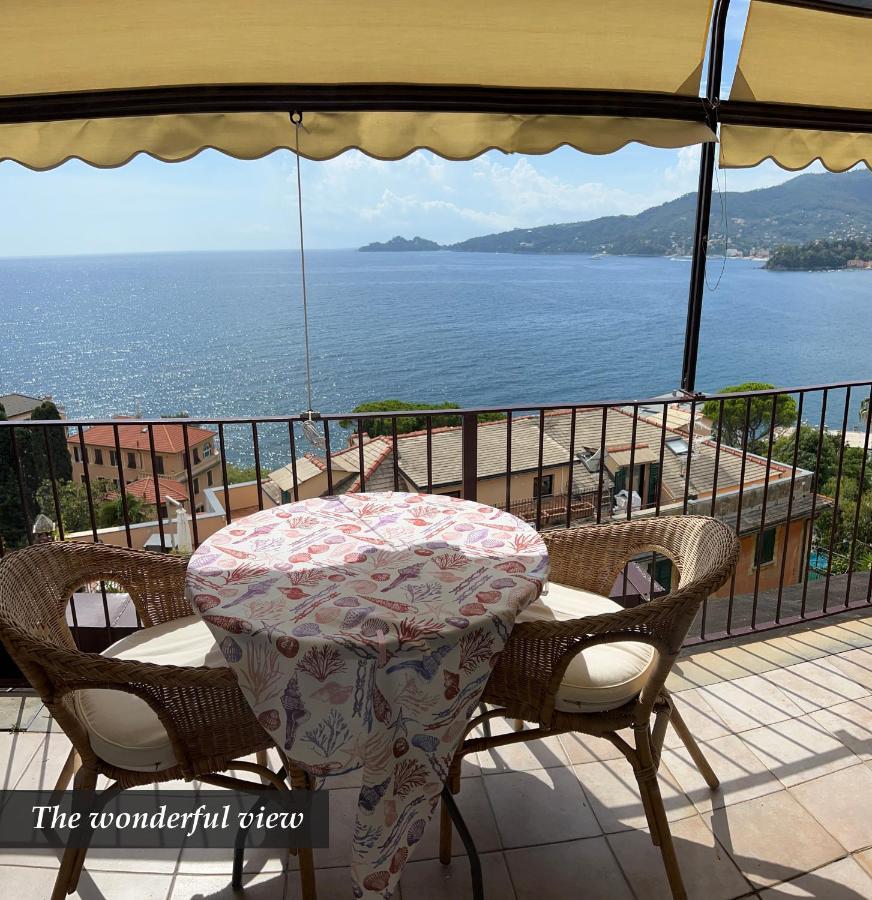 Nautilus Vista Mare Mozzafiato A 180 Gradi- Posto Auto Privato - 2 Camere Matrimoniali Piu 1 Divano Letto Singolo-Sky,Netflix-Wifi 200Mg Rapallo Zewnętrze zdjęcie