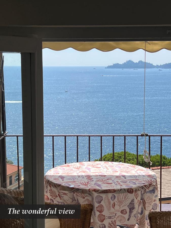 Nautilus Vista Mare Mozzafiato A 180 Gradi- Posto Auto Privato - 2 Camere Matrimoniali Piu 1 Divano Letto Singolo-Sky,Netflix-Wifi 200Mg Rapallo Zewnętrze zdjęcie