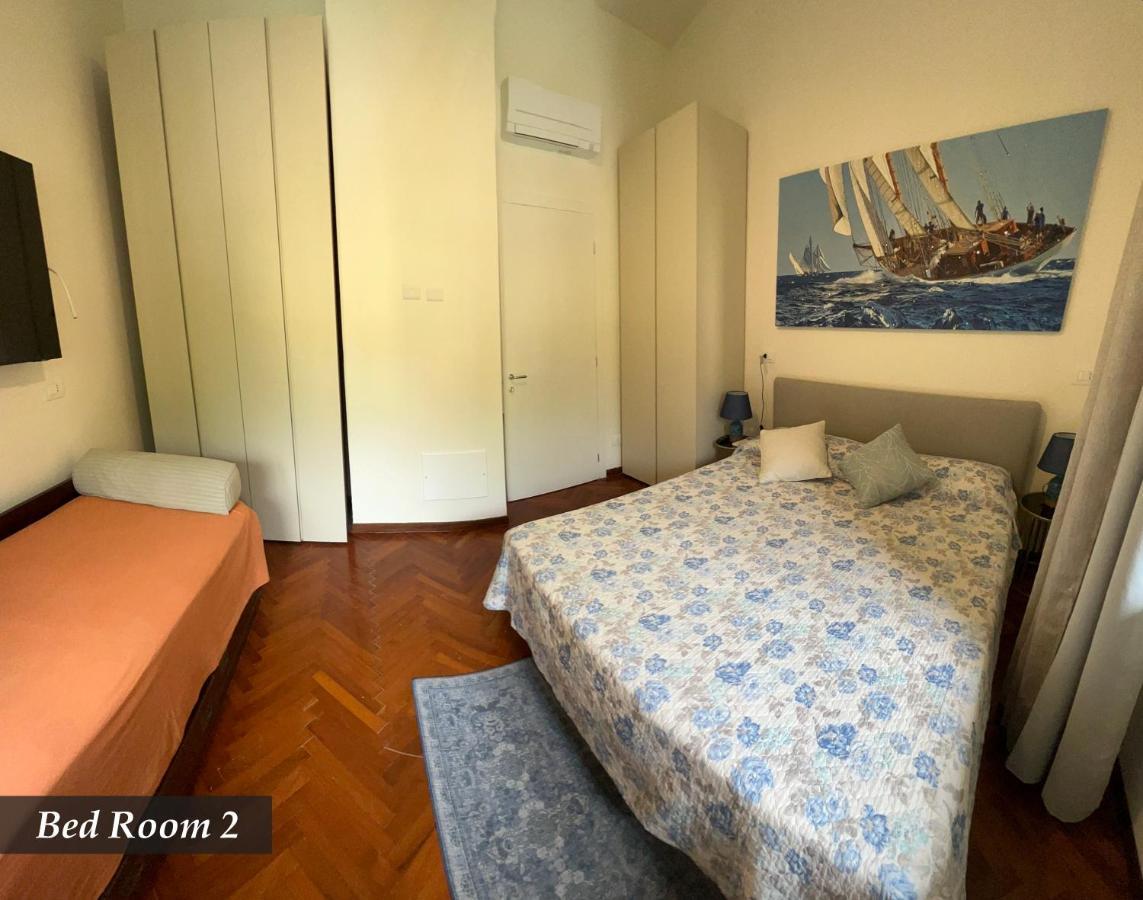 Nautilus Vista Mare Mozzafiato A 180 Gradi- Posto Auto Privato - 2 Camere Matrimoniali Piu 1 Divano Letto Singolo-Sky,Netflix-Wifi 200Mg Rapallo Zewnętrze zdjęcie